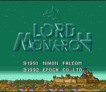 Lord Monarch (Japan) (Rev 1) (NP) screen shot title